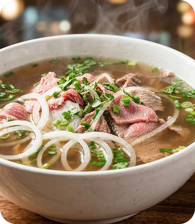 Pho beef noodle soup