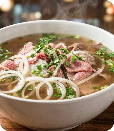 Pho beef noodle soup