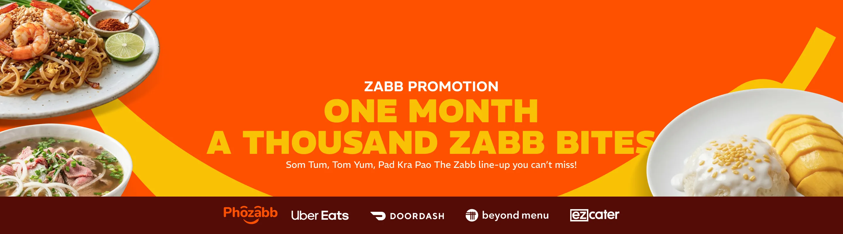 Zabb Promotion - One Month A Thousand Zabb Bites